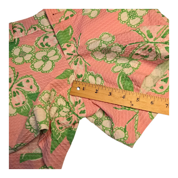 Lilly Pulitzer The Callahan Shorts Womens 0 Pink/Green Butterfly Floral Print - Picture 10 of 10